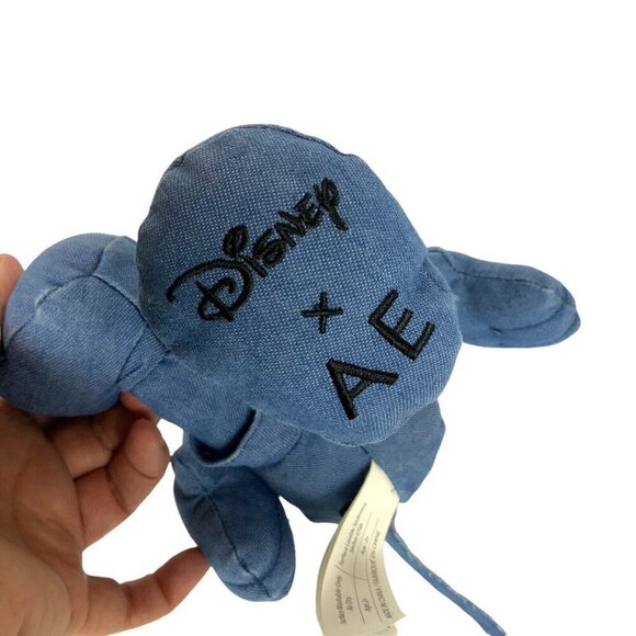 Disney AE Mickey Mouse Blue Denim Special Edition Plush Toy Stuffed Animal - Picture 7 of 9